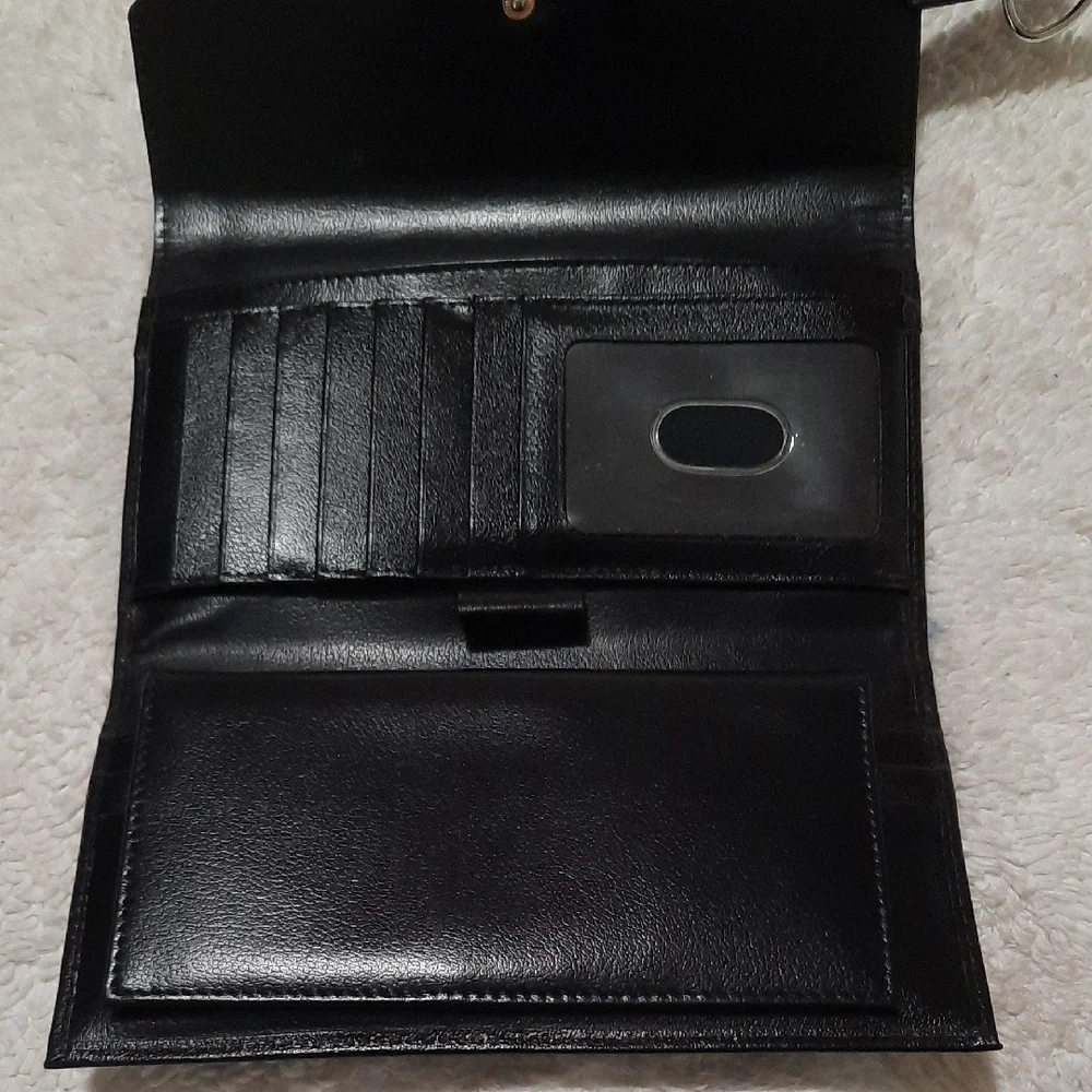 Brahmin Black Leather Wallet - Picture 5 of 10